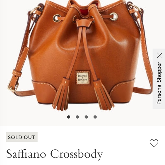 Dooney And Bourke Saffiano Drawstring Crossbody, Nwt - Picture 16 of 16